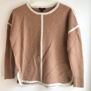 Jcrew Wool Sweater with Creme Detailing